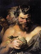 Peter Paul Rubens Two Satyrs oil painting reproduction